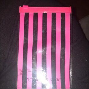 Victoria's Secret Pink Stripe Clear ID Pouch